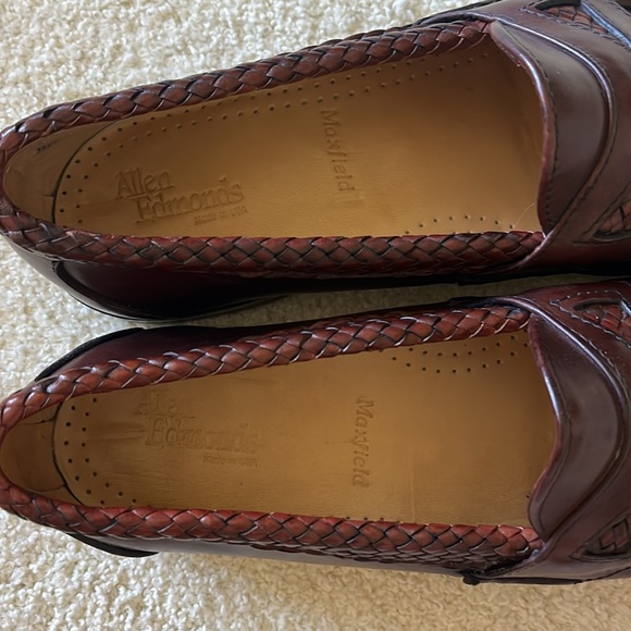 Brown Leather Allen Edmonds Loafer men size 8.5 - Picture 4 of 5
